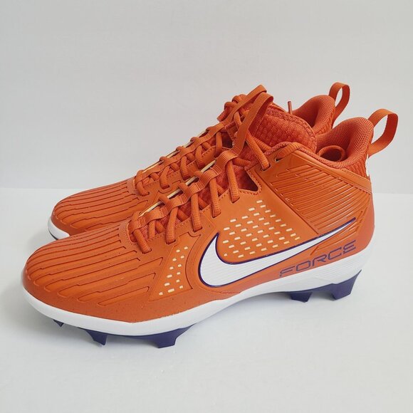 NEW Nike Force Savage Pro 3 Clemson Tigers Football Cleats FJ5748-801 Size 14